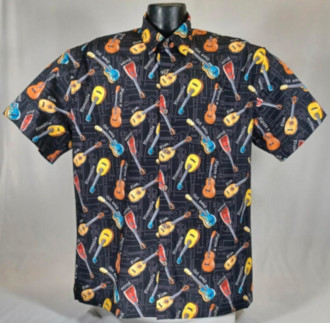 Ukulele Hawaiian Shirt